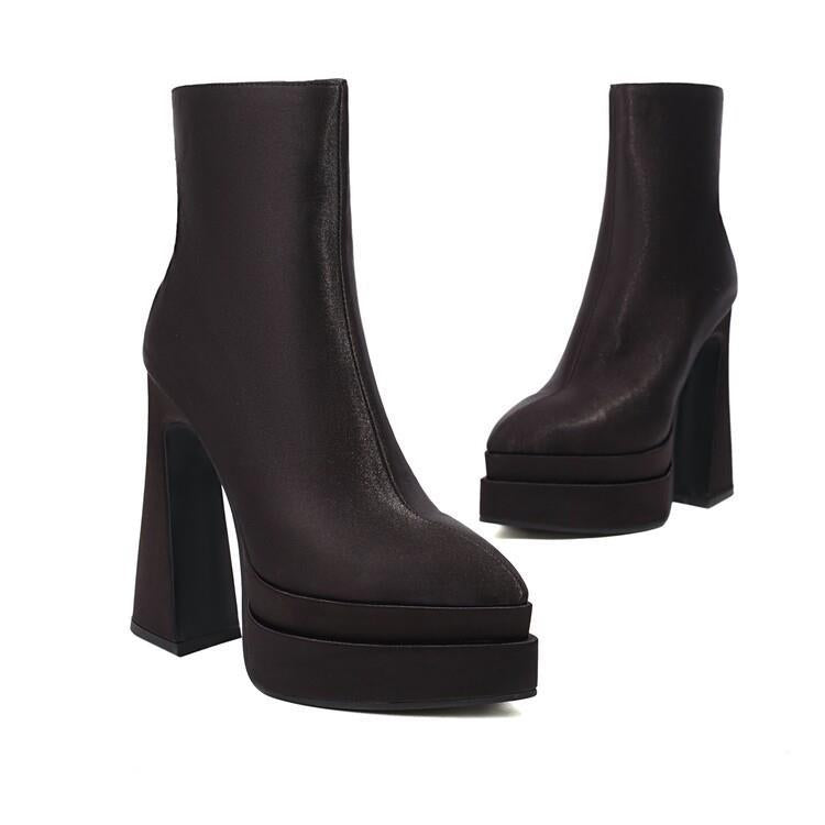 Natural Pointed Boots