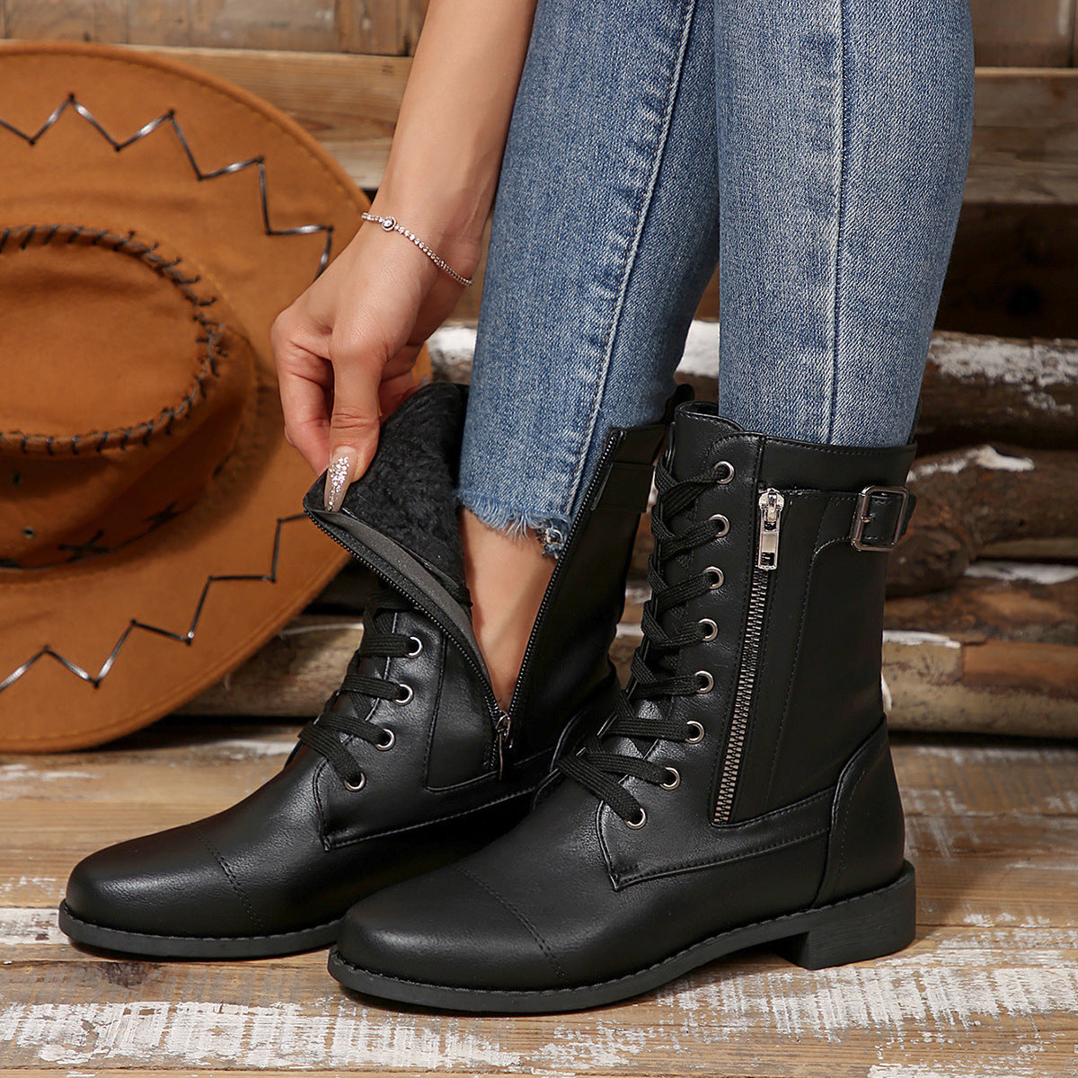 Minimal Ankle Boots