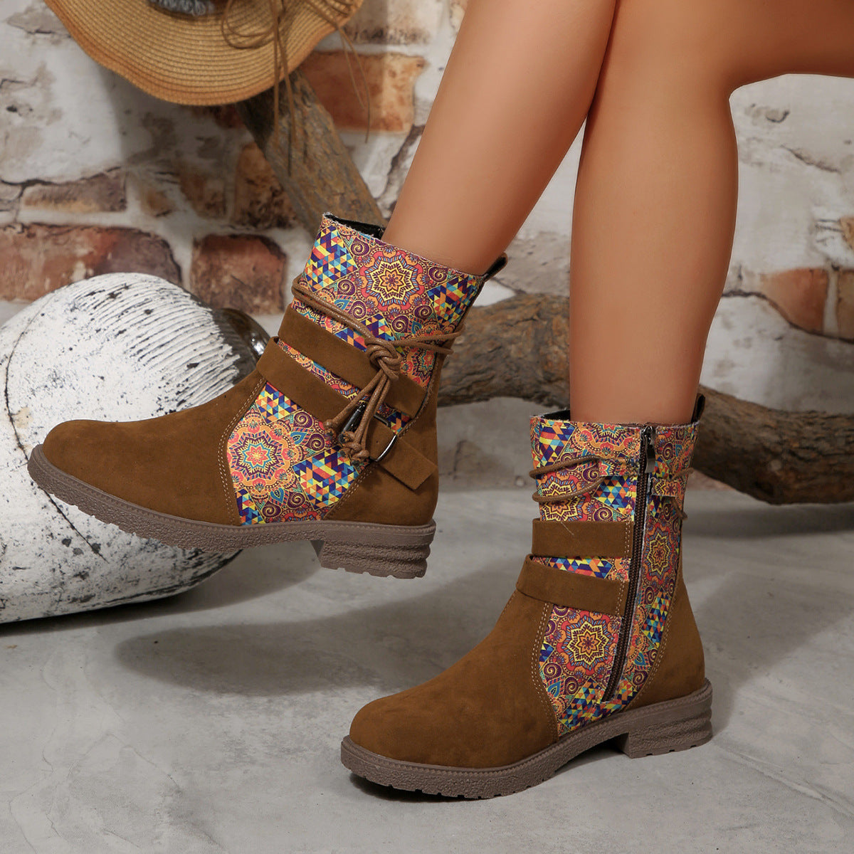 Natural Riding Boots