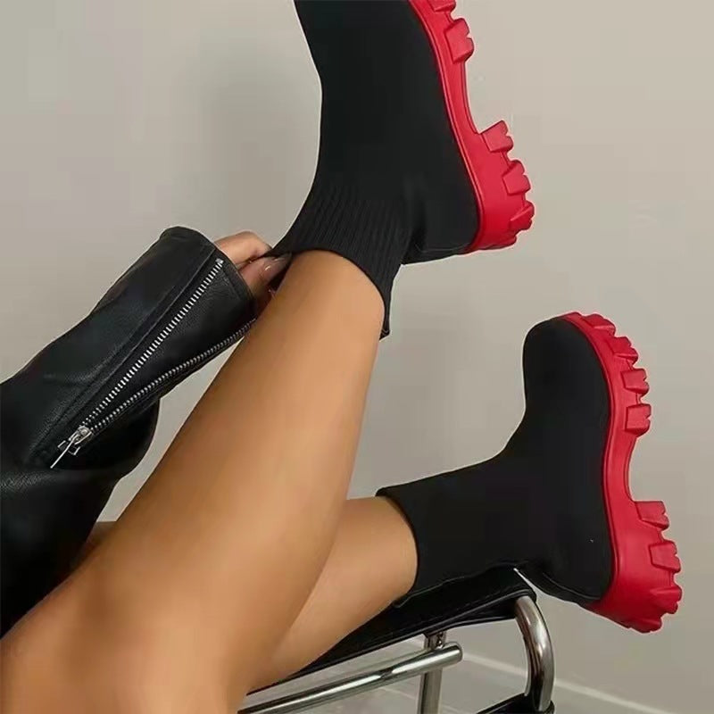 Modern Faux-Suede Boots