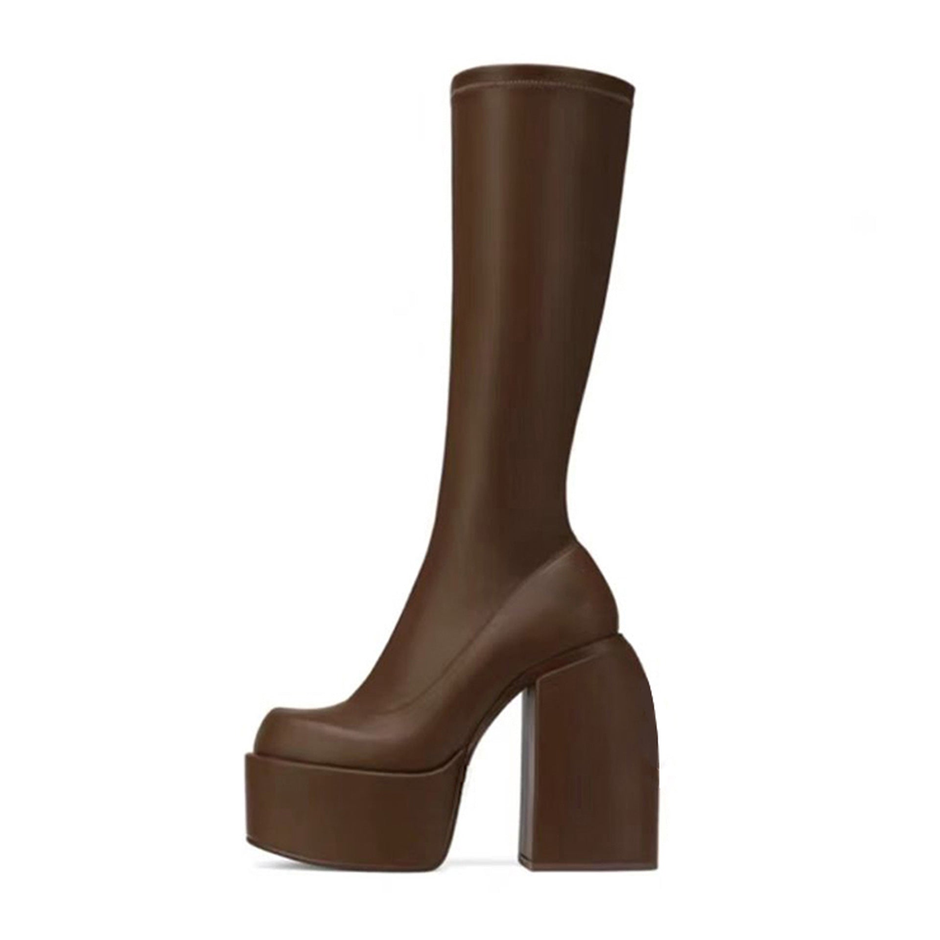 Minimal Knee-High Boots