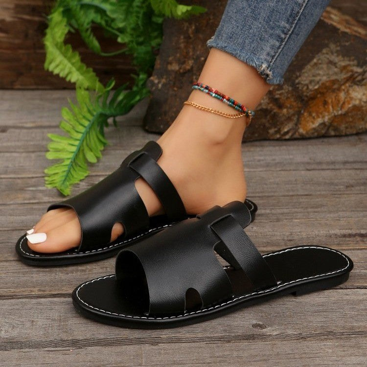 Modern Lace-Up Sandals