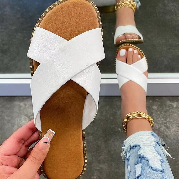 Relaxed Leather Sandals