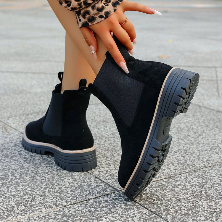 Walking Leather Boots