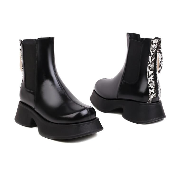 Sunny Zip-Up Boots