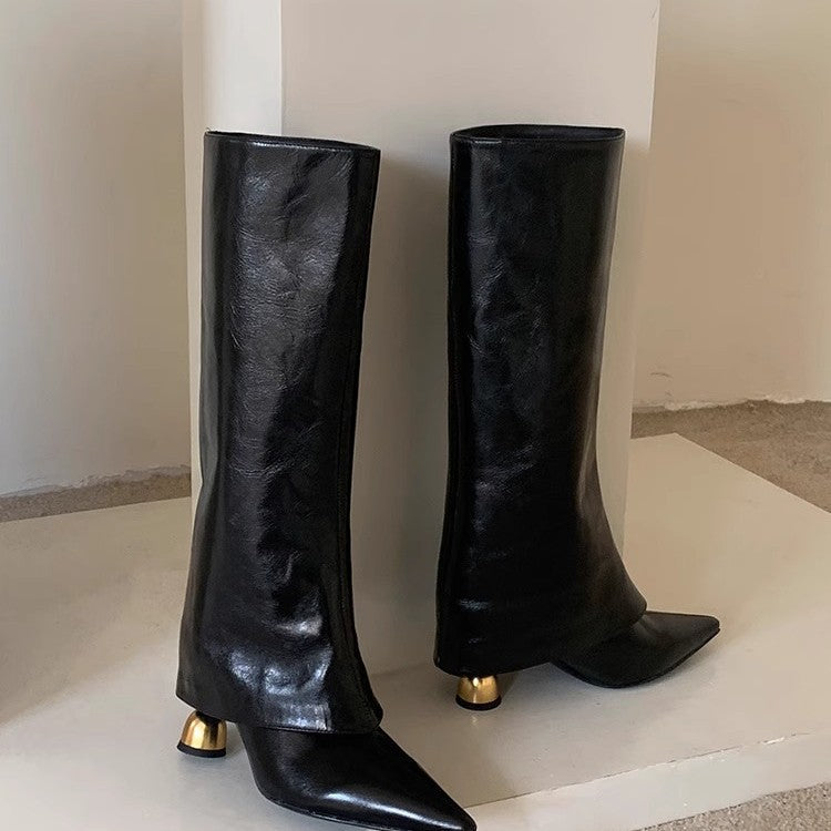 Beach Heeled Boots