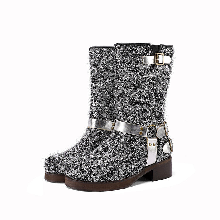 Relaxed Side-Zip Boots