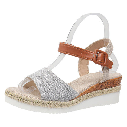 Warm Metallic Sandals