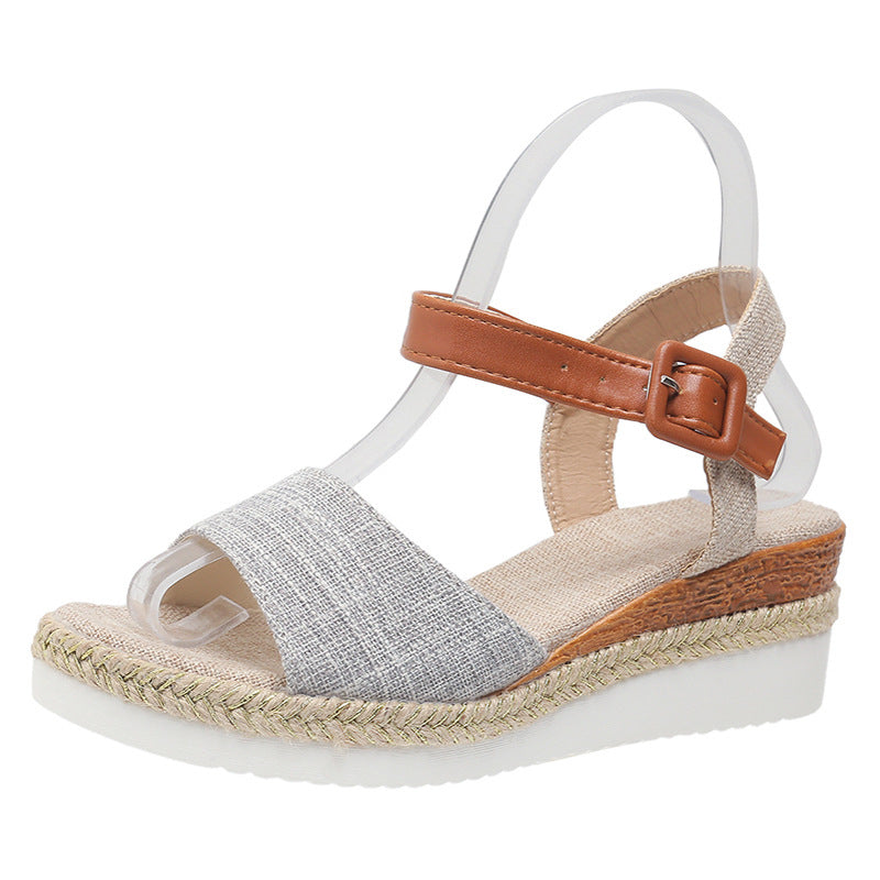 Warm Metallic Sandals