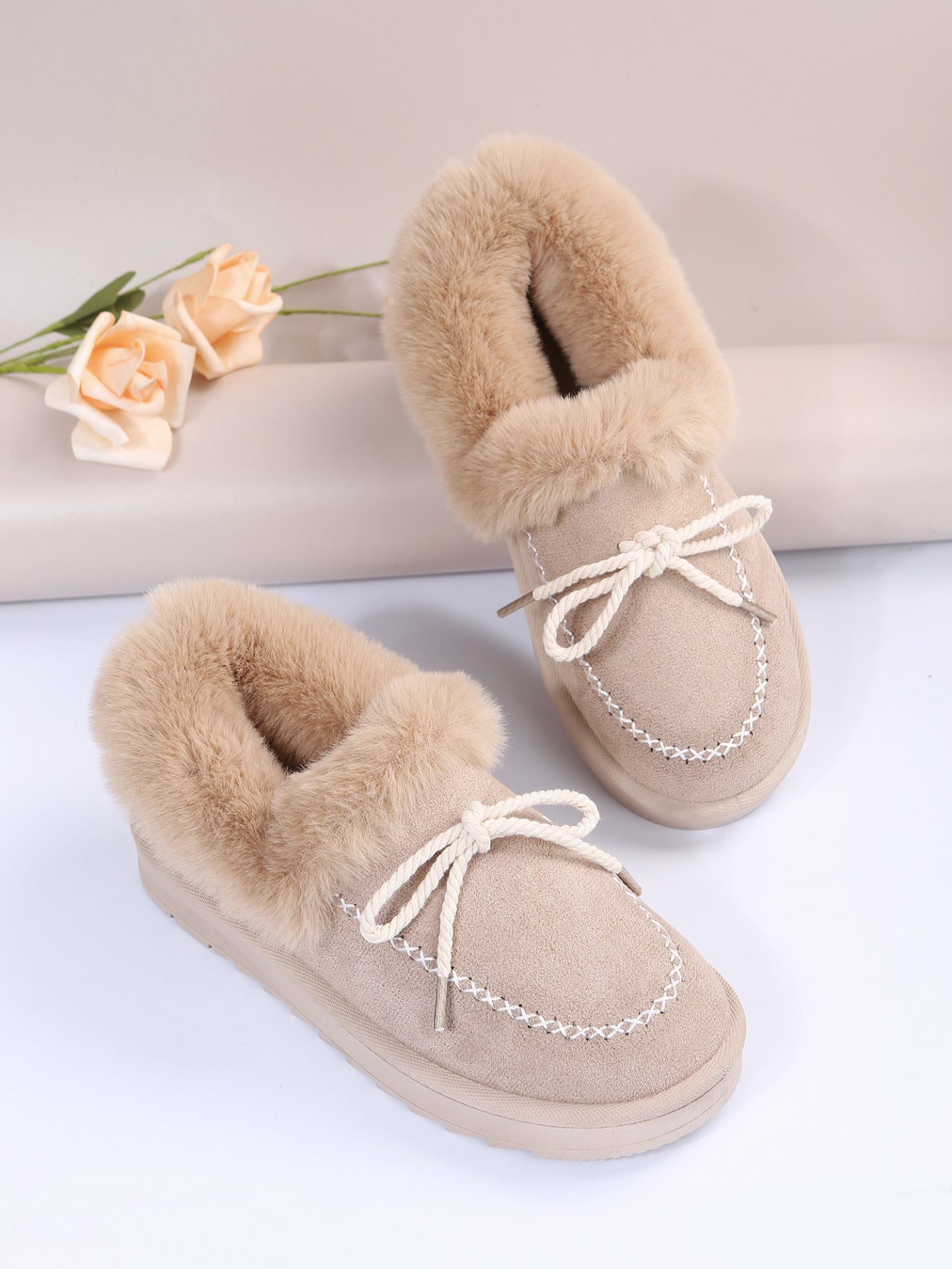 Natural Short Boots