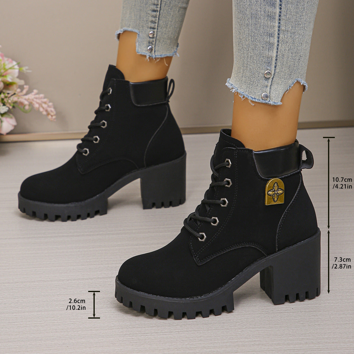 Modern Heeled Boots
