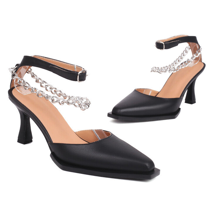 Minimal Buckled Sandals