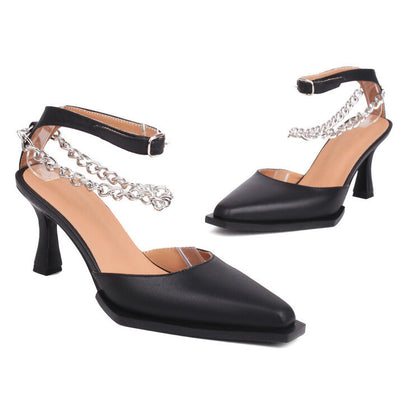 Minimal Buckled Sandals