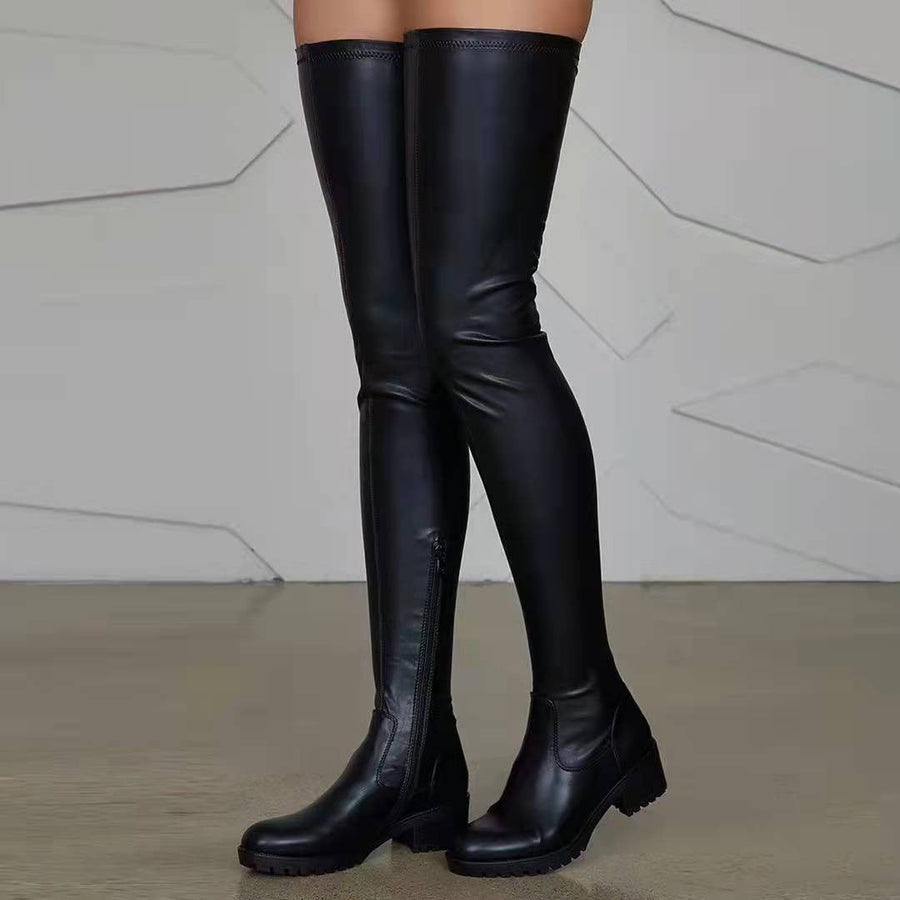 Warm Side-Zip Boots