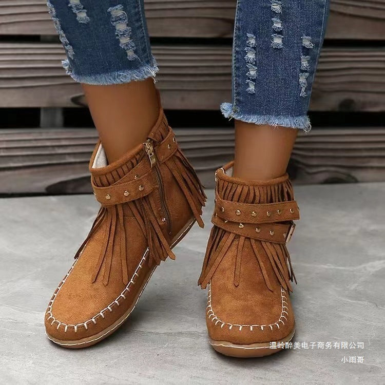 Clean Zip-Up Boots