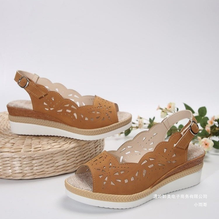 Brunch Buckled Sandals