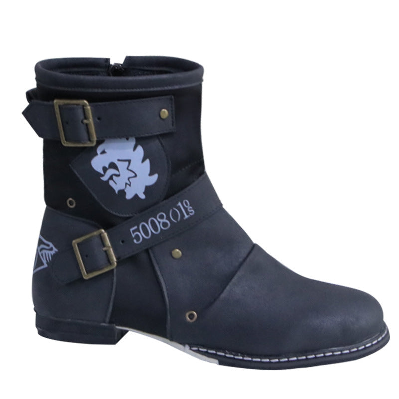 Relaxed Pointed Boots