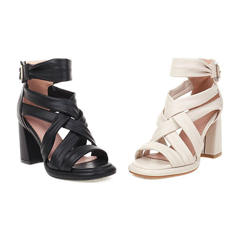 Airy Buckled Sandals