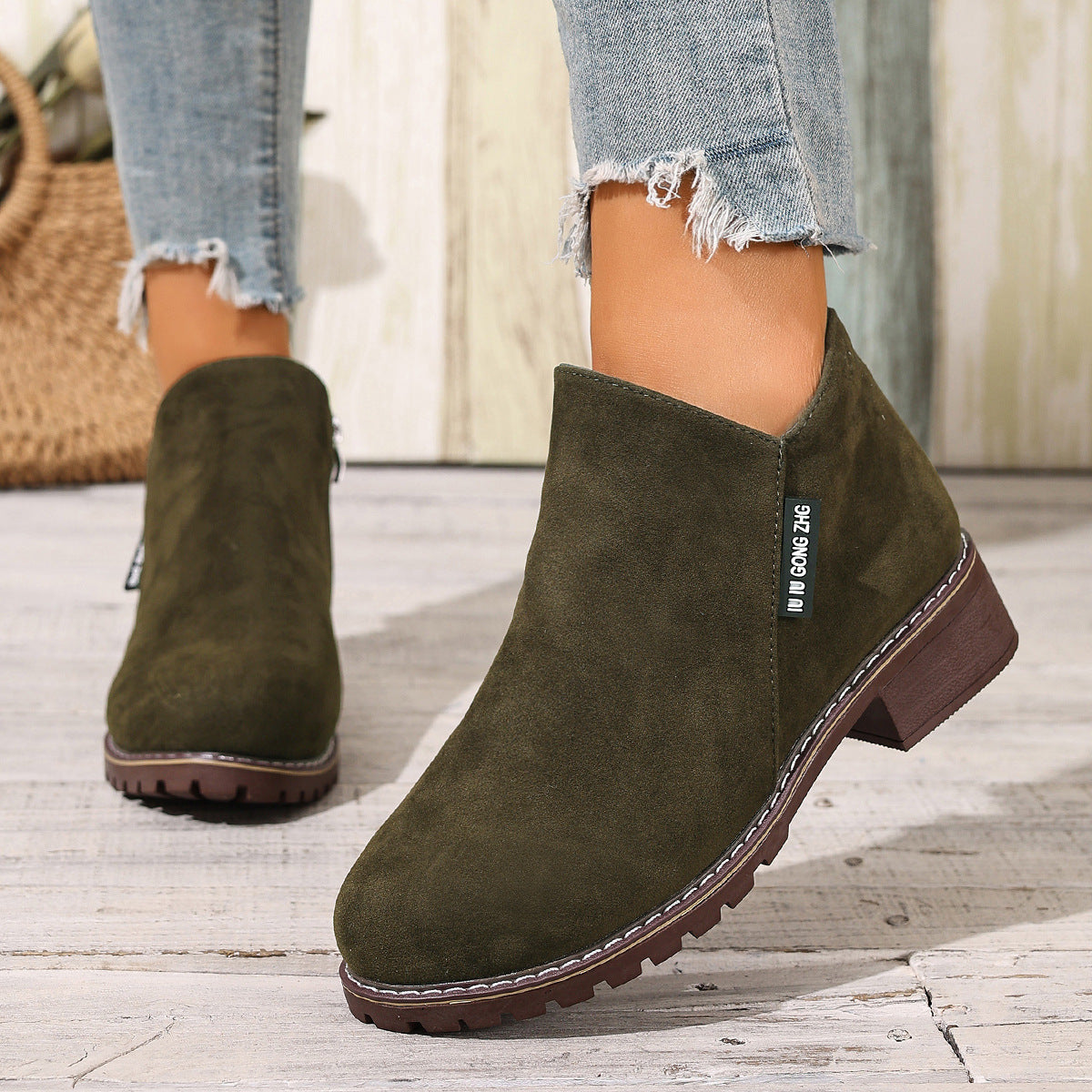 Walking Side-Zip Boots