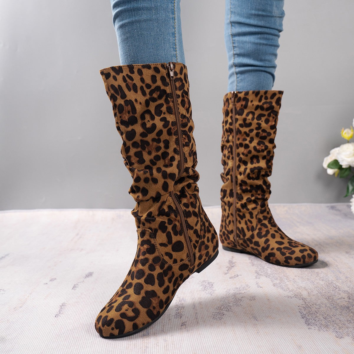 Simple Suede Boots
