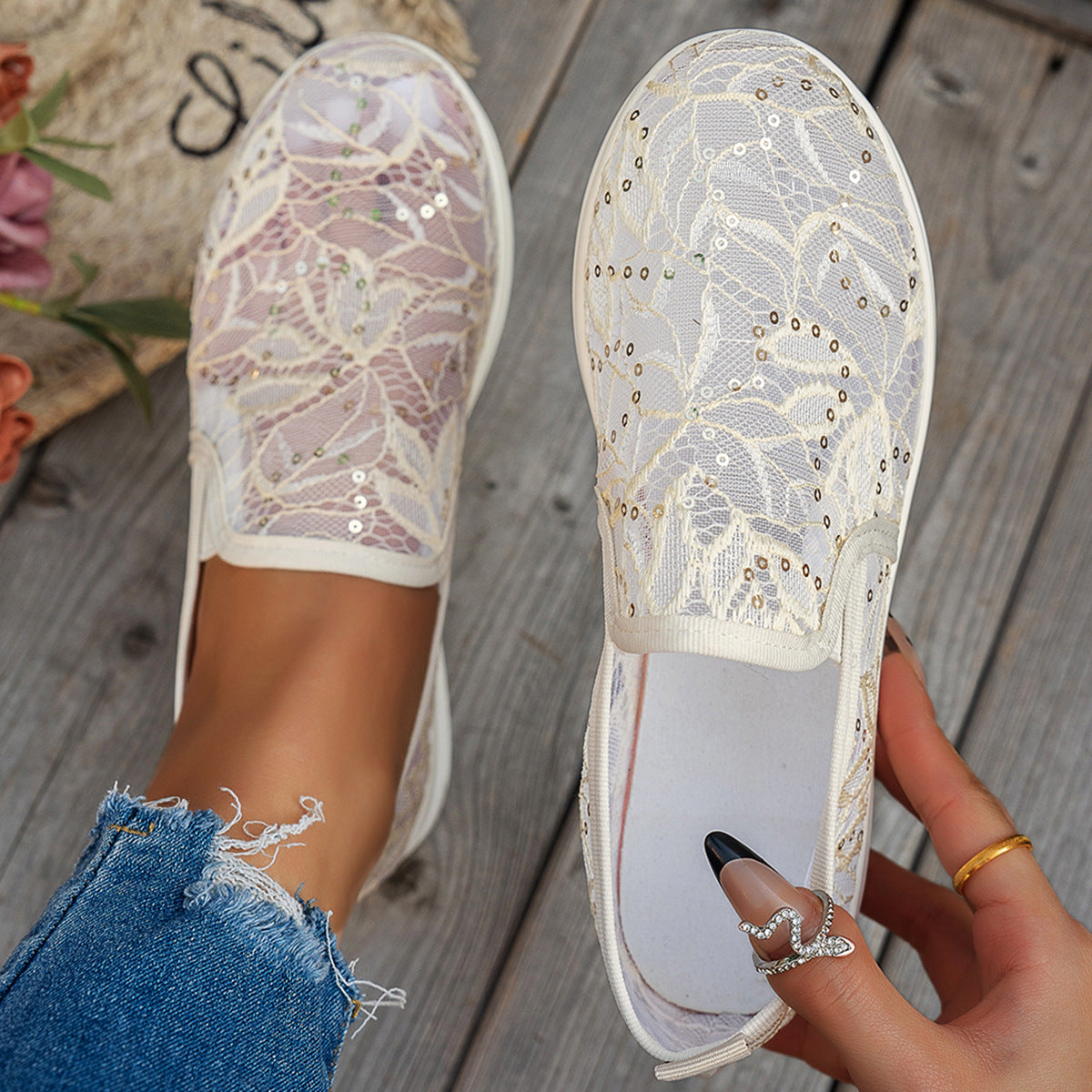 Sunny Platform Sneakers
