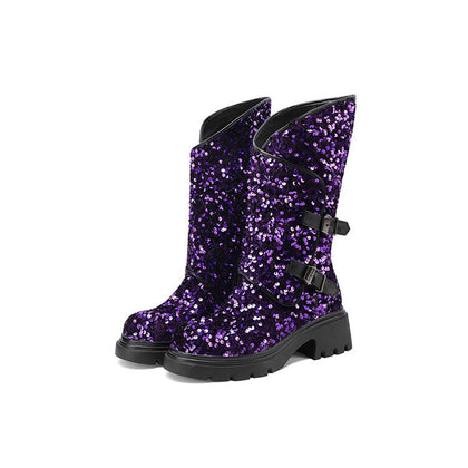 Casual Faux-Suede Boots