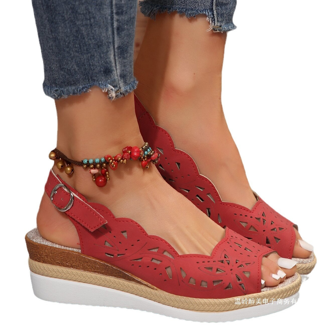 Brunch Buckled Sandals