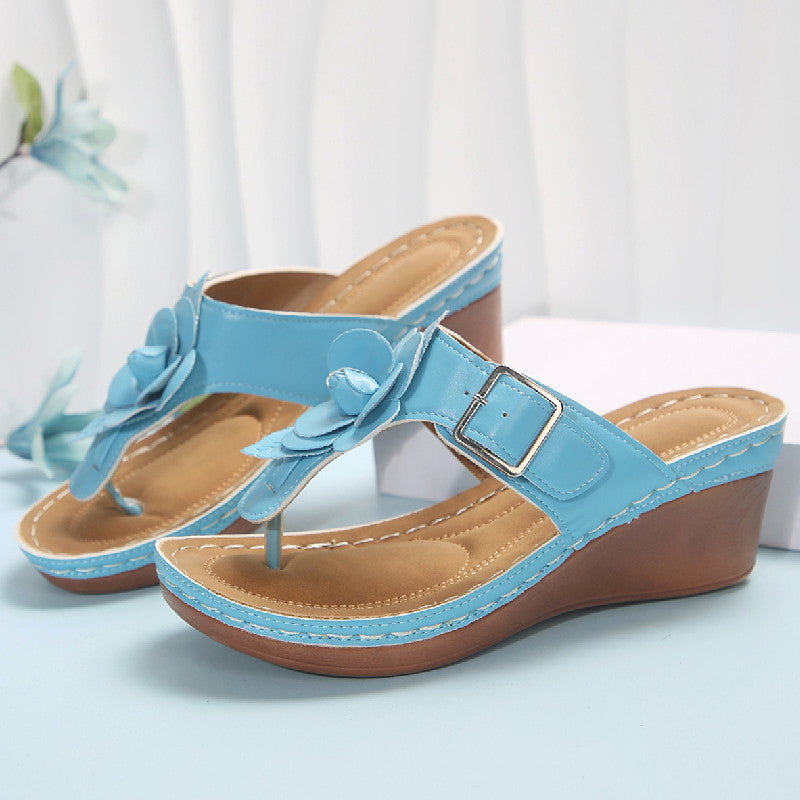 Natural Slide Sandals