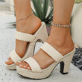 Simple Open-Toe Sandals