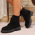 Clean Faux-Suede Boots