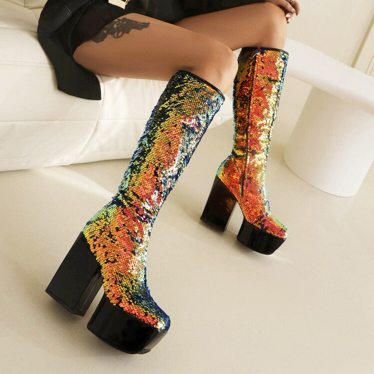 Light Platform Boots
