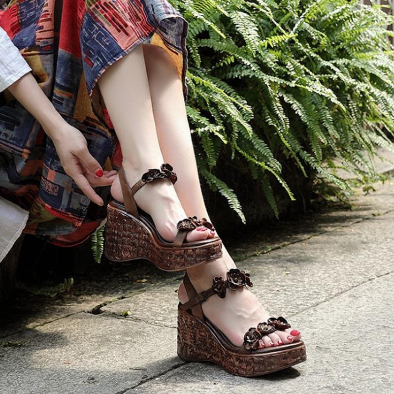 Warm Buckled Sandals