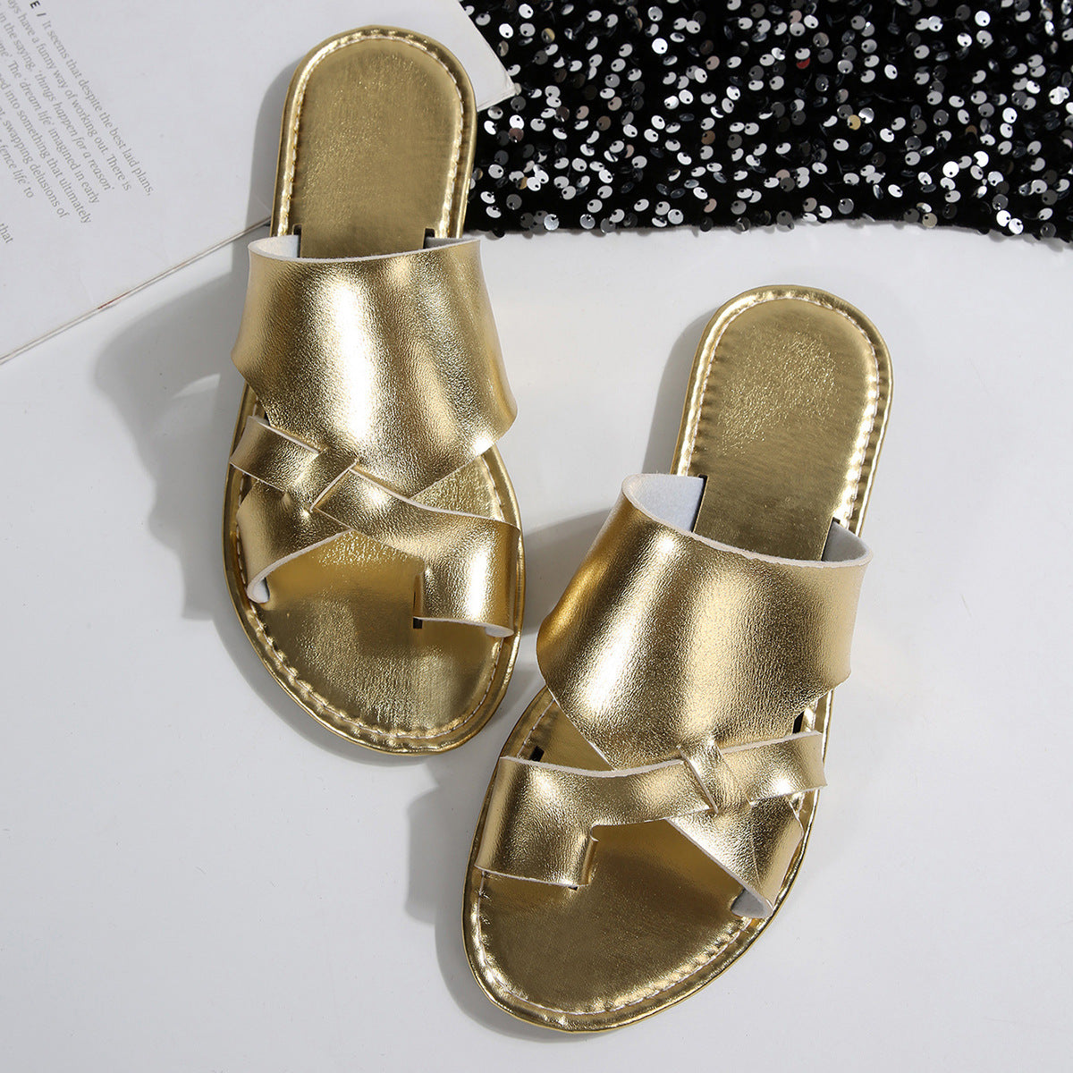 Natural Woven Sandals