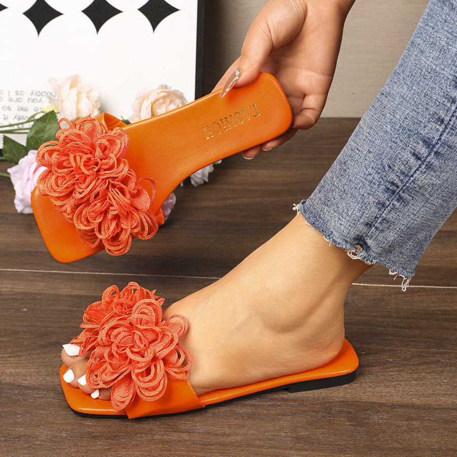 Relaxed Slide Sandals