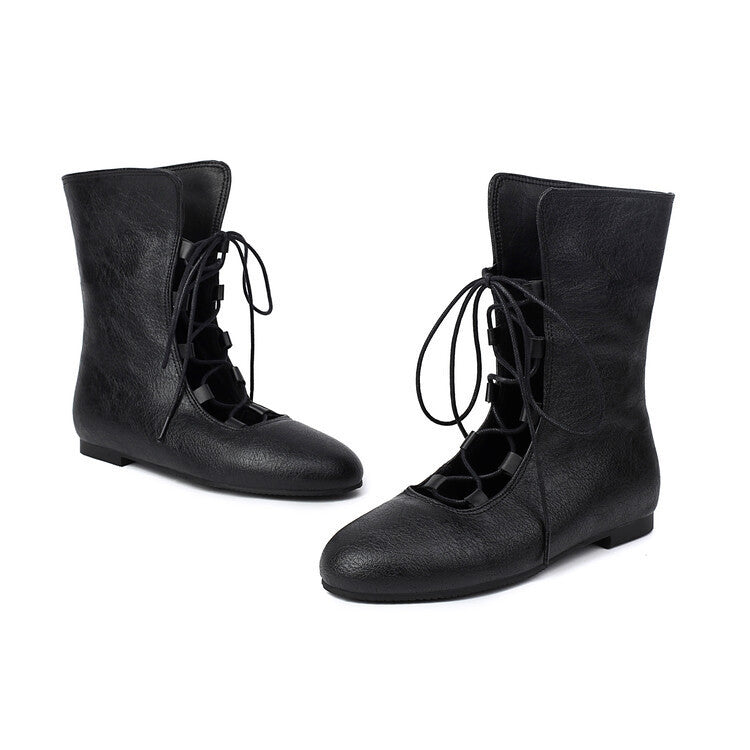 Natural Buckled Boots