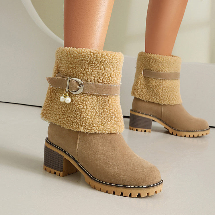 Light Suede Boots