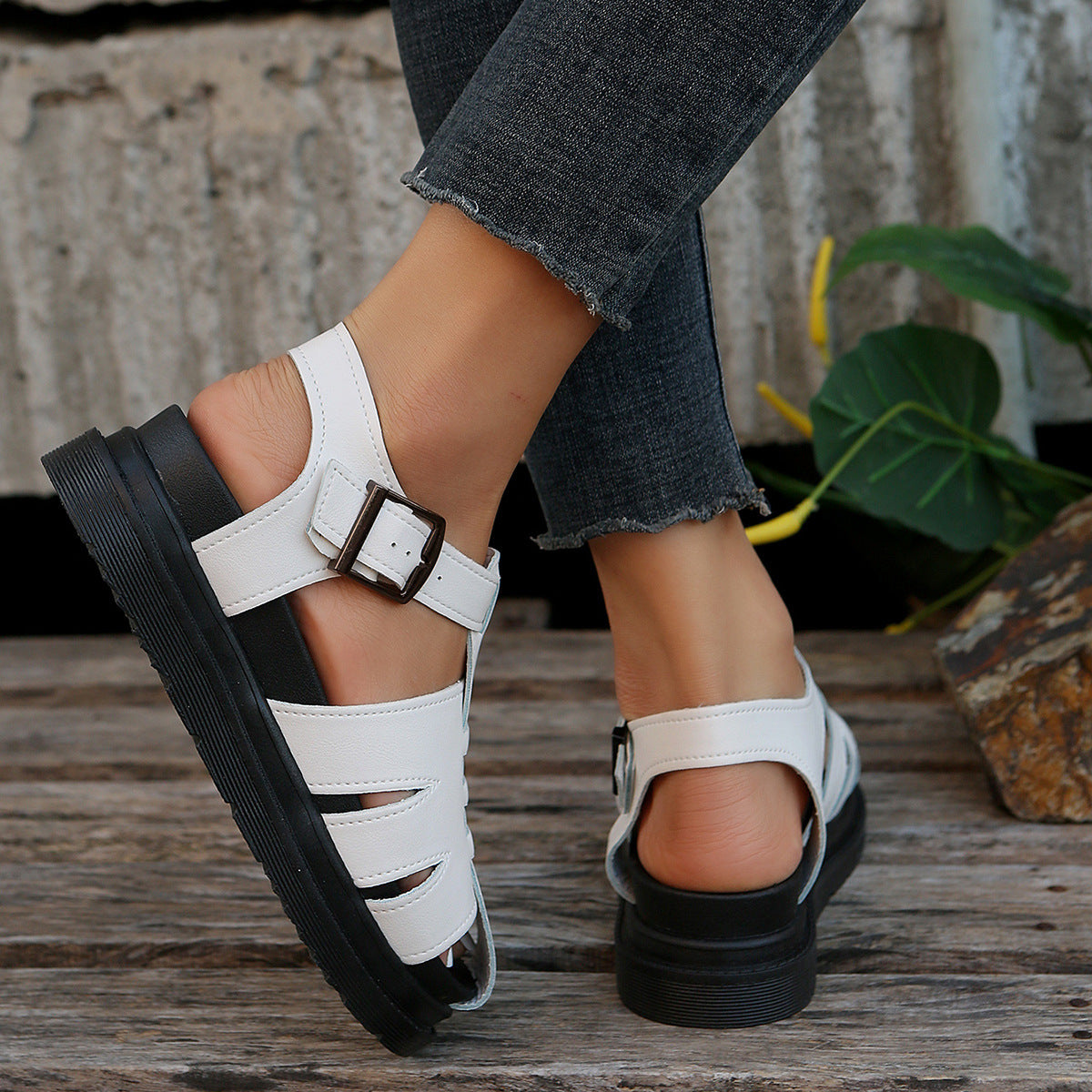 Travel Platform Sandals