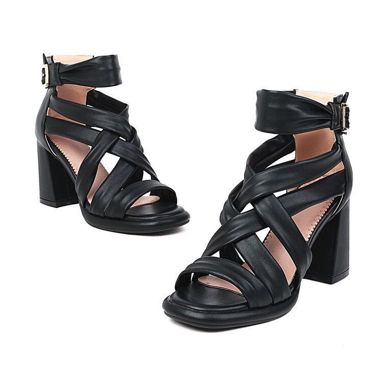 Airy Buckled Sandals