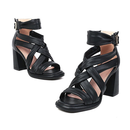 Airy Buckled Sandals
