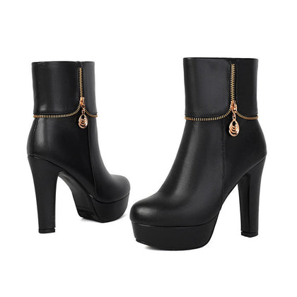 Modern Buckled Boots