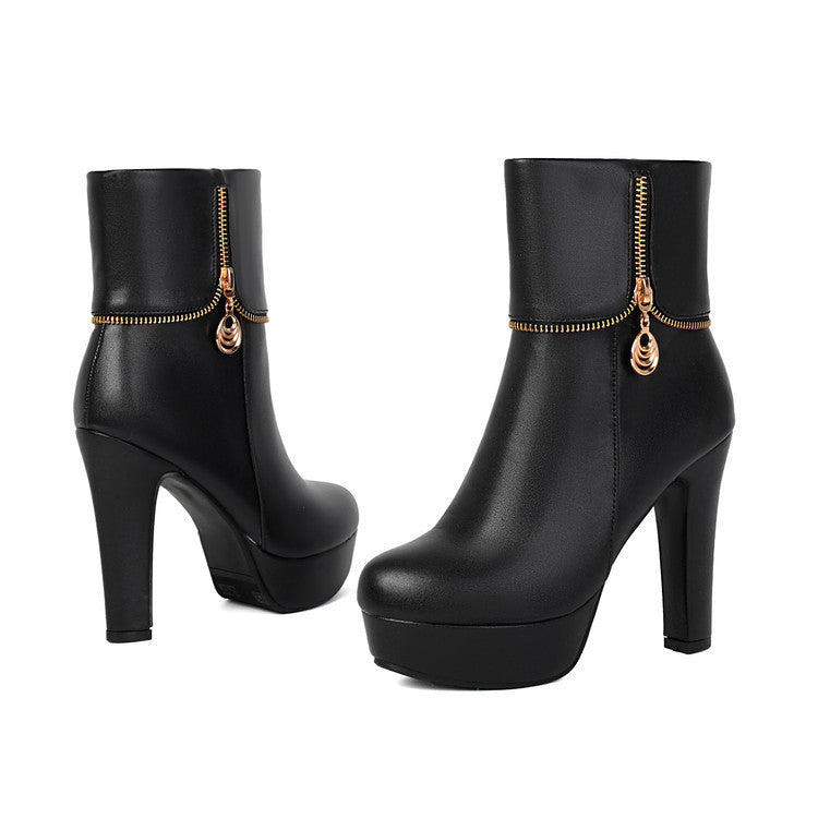 Modern Buckled Boots