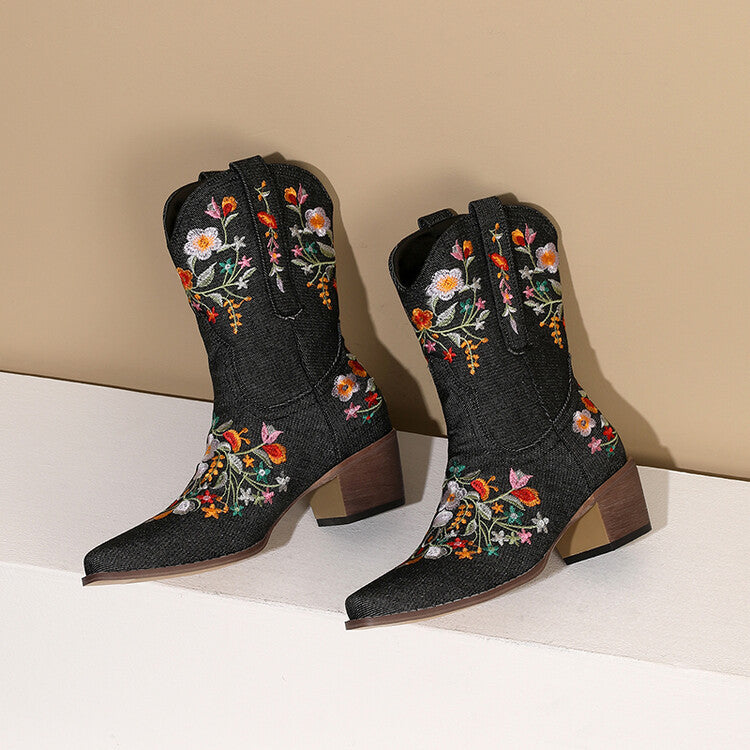 Natural Western Boots