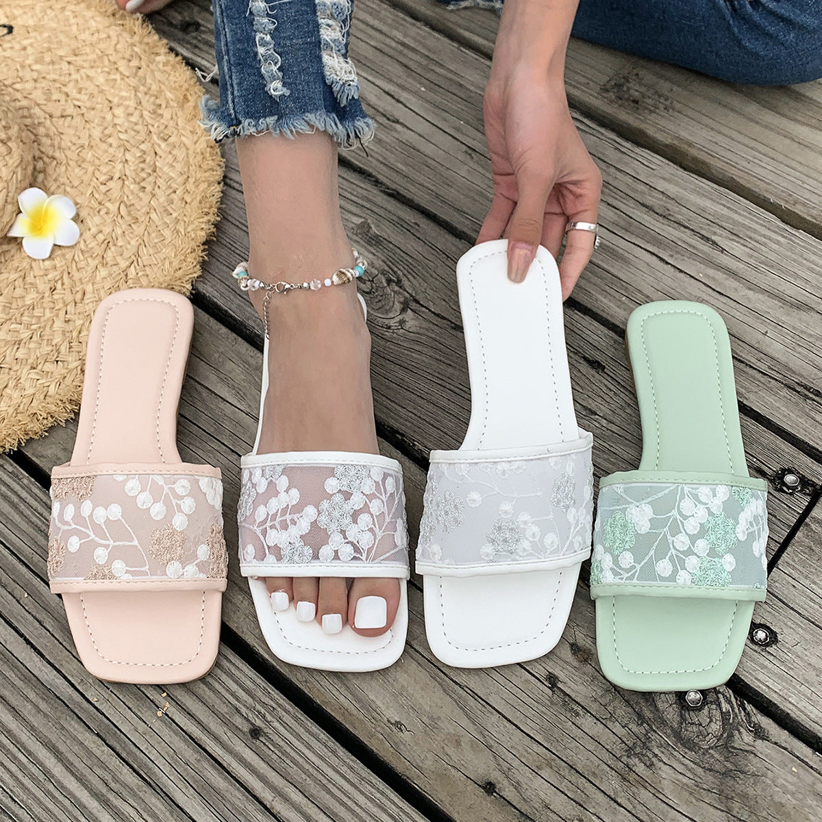 Coastal Slide Sandals