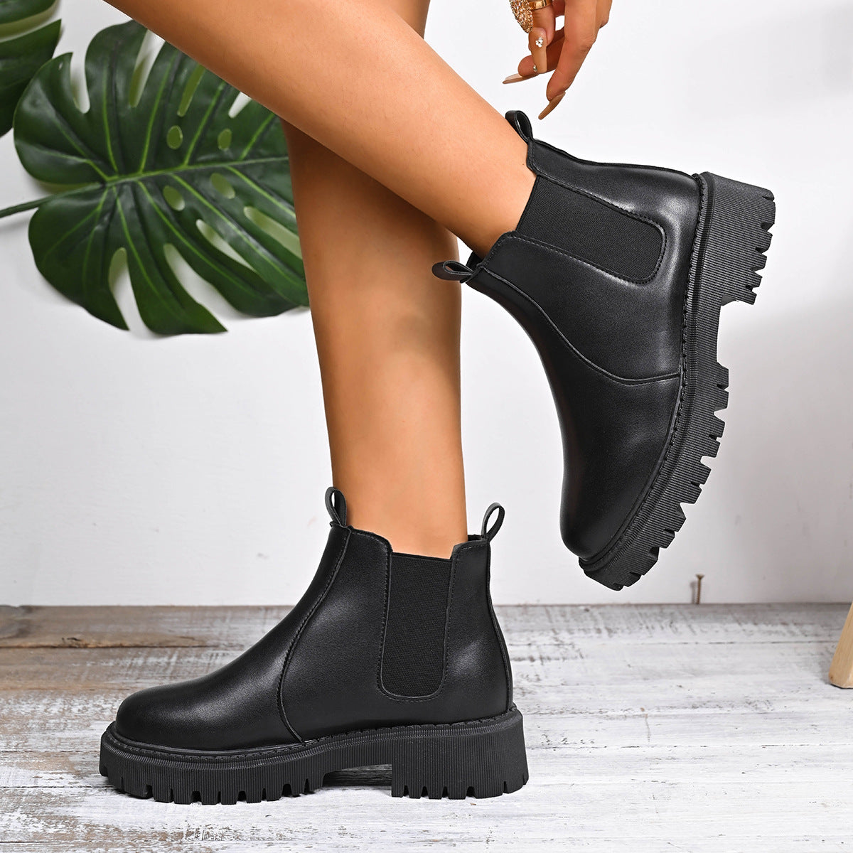 Minimal Slouchy Boots