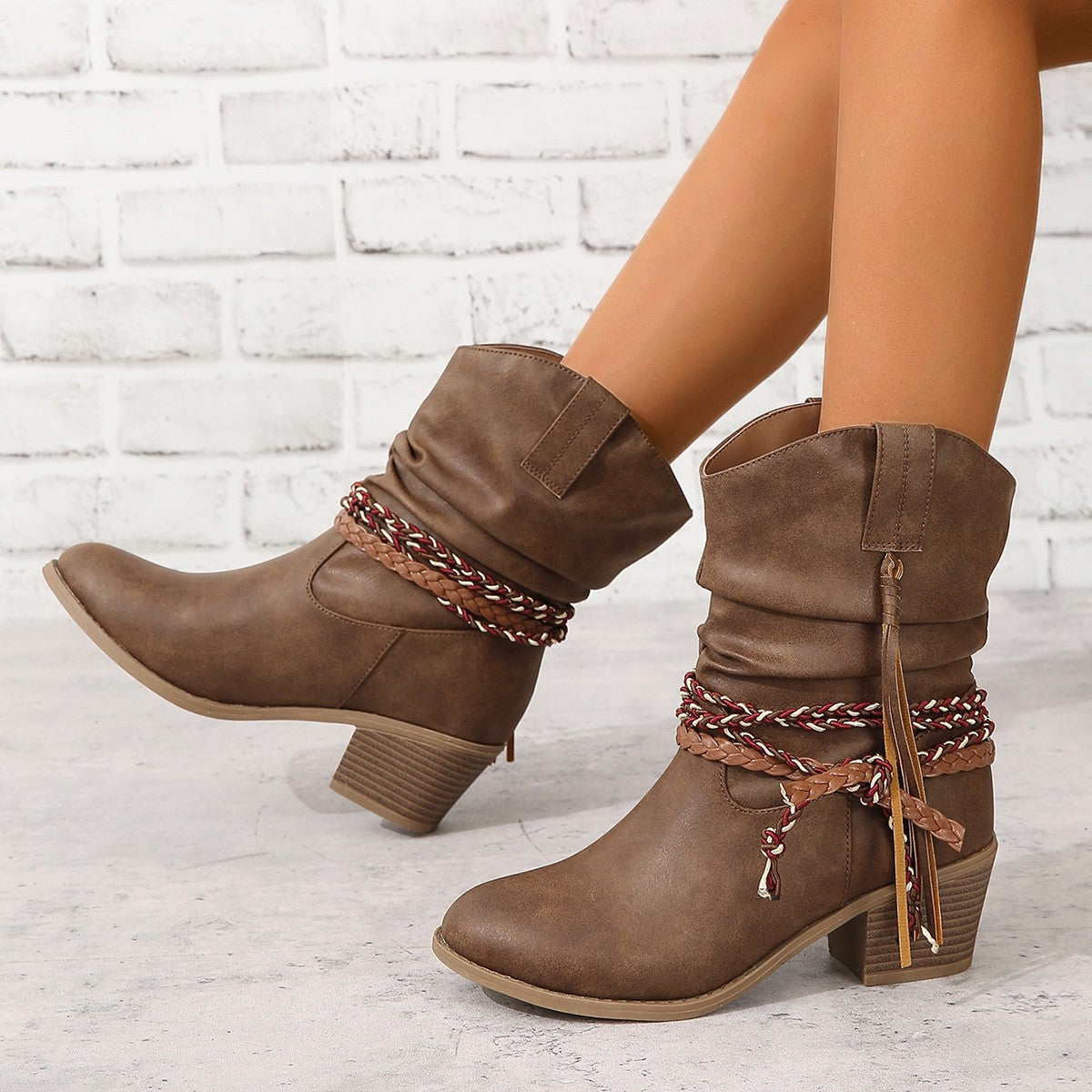 Warm Knee-High Boots