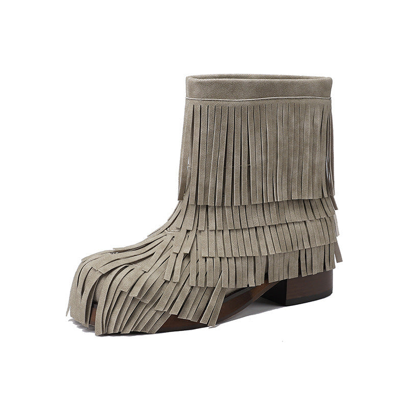 Warm Faux-Suede Boots