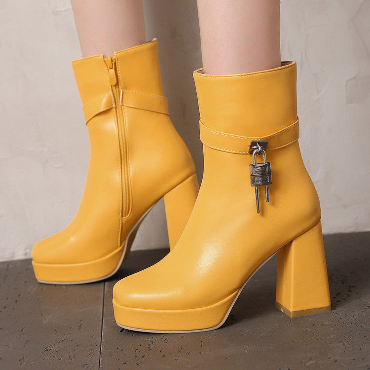 Casual Lug-Sole Boots