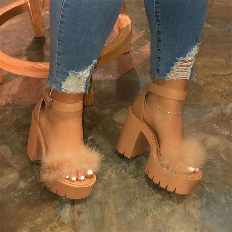 Clean Lace-Up Sandals