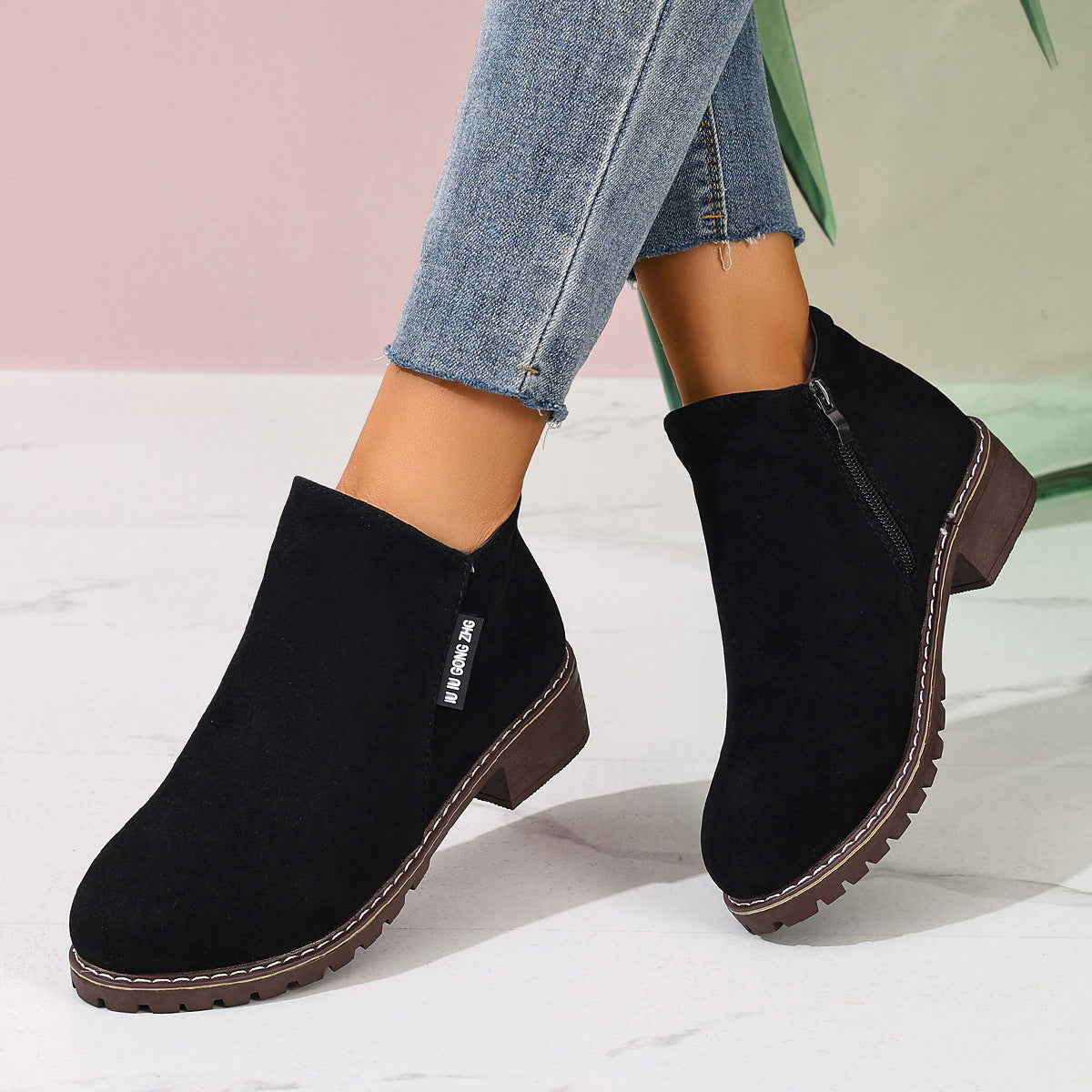 Walking Side-Zip Boots