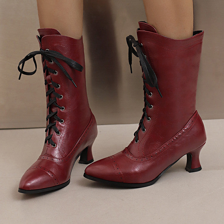 Casual Zip-Up Boots